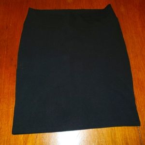 Black pencil skirt